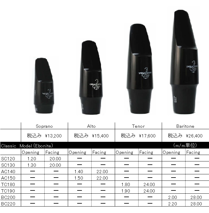 Mouthpieces yanagisawa saxophones official website